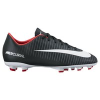 [BRM1913561] 나이키 Youth 머큐리얼 빅토리  VI FG 축구화 키즈 831945-002 (Black/White)  Nike Mercurial Victory Soccer Shoes
