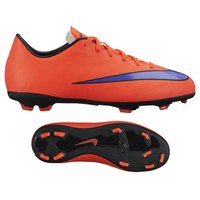 [BRM1914271] 나이키 Youth 머큐리얼 빅토리 V FG 축구화 키즈 651634-650 (Bright Crimson)  Nike Mercurial Victory Soccer Shoes
