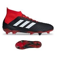 [BRM1915317] 아디다스 프레데터  18.1 FG 축구화 맨즈 DB2039 (Core Black/Cloud White/Red)  adidas Predator Soccer Shoes