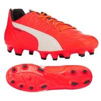 [BRM1927957] 퓨마 에보스피드 3.4 레더/가죽 FG 축구화 맨즈 103267-01 (Lava Blast)  Puma evoSpeed Leather Soccer Shoes