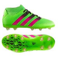 [BRM1928541] 아디다스 Youth 에이스 16.1 프라임니트 FG/AG 축구화 키즈 AQ3490 (Green/Pink)  adidas ACE Primeknit Soccer Shoes