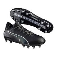 [BRM1929716] 퓨마 에보터치  2 FG 축구화 맨즈 103693-04 (Black/Silver)  Puma evoTOUCH Soccer Shoes