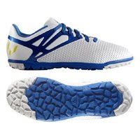 [BRM1930057] 아디다스 Youth 리오넬 메시 15.3 터프 축구화 키즈 B25458 (White/Blue)  adidas Lionel Messi Turf Soccer Shoes