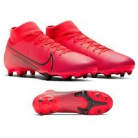 [BRM1932135] 나이키  슈퍼플라이 7 아카데미 MG 축구화 맨즈 AT7946-606 (Laser Crimson/Black)  Nike Superfly Academy Soccer Shoes