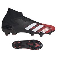 [BRM1935670] 아디다스  프레데터 Mutator 20.1 FG 축구화 맨즈 EF1629 (Black/White/Red) adidas Predator Soccer Shoes
