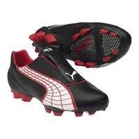 [BRM1972390] 퓨마 v3.10 FG 축구화 맨즈 101822-03 (Black/Red)  Puma Soccer Shoes