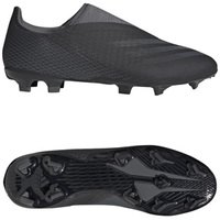 [BRM1977413] 아디다스  엑스 고스티드.3 Laceless LL FG 축구화 맨즈 FW3541 (Core Black/Grey)  adidas X Ghosted.3 Soccer Shoes