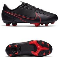 [BRM1986970] 나이키 Youth  머큐리얼 베이퍼 13 아카데미 FG/MG 슈즈 키즈 AT8123-060 축구화 (Black/Red)  Nike Mercurial Vapor Academy Shoes