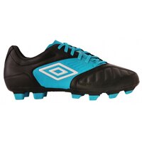 [BRM2002588] 엄브로 Youth Geometra 컵 FG 축구화 키즈 80441U-YWC (Black/Blue)  Umbro Cup Soccer Shoes
