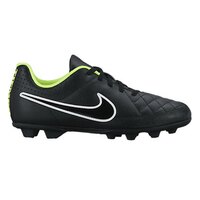 [BRM2014231] 나이키 Youth 티엠포 리오 II FG-R 축구화 키즈 631286-017 (Black/Volt)  Nike Tiempo Rio Soccer Shoes