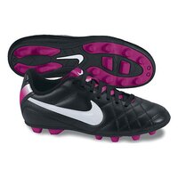 [BRM2015885] 나이키 Youth 티엠포 리오 FG 축구화 키즈 509035-016 (Black/Fireberry)  Nike Tiempo Rio Soccer Shoes