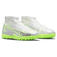 [BRM2017916] 나이키 Youth  머큐리얼 슈퍼플라이 8 아카데미 터프 축구화 키즈 CV0789-107 (White/Volt)  Nike Mercurial Superfly Academy Turf Soccer Shoes