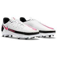 [BRM2017949] 나이키 Youth  팬텀 GT 아카데미 DF FG 축구화 키즈 CK8476-160 (White/Pink)  Nike Phantom Academy Soccer Shoes