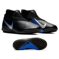 [BRM2022840] 나이키 Youth 팬텀 비전 아카데미 DF 터프 슈즈 키즈 AO3292-004 축구화 (Black/Blue) Nike Phantom Vision Academy Turf Shoes