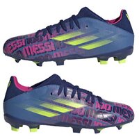 [BRM2026747] 아디다스 Youth  엑스 스피드플로우 메시.3 FG 축구화 키즈 FY6932 (Blue/Pink)  adidas X SpeedFlow Messi.3 Soccer Shoes