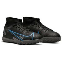 [BRM2031399] 나이키 Youth  머큐리얼 슈퍼플라이 8 아카데미 터프 슈즈 키즈 CV0789-004 축구화 (Black/Blue)  Nike Mercurial Superfly Academy Turf Shoes
