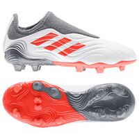 [BRM2045829] 아디다스 Youth  코파 센스.3 Laceless FG 축구화 키즈 FY6155 (White/Red)  adidas Copa Sense.3 Soccer Shoes