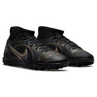 [BRM2051916] 나이키 Youth  머큐리얼 슈퍼플라이 8 아카데미 터프 슈즈 키즈 DJ2864-007 축구화 (Black/Gold)  Nike Mercurial Superfly Academy Turf Shoes