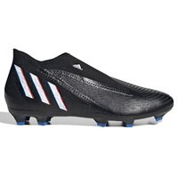 [BRM2054382] 아디다스  프레데터 Edge.3 Laceless LL FG 축구화 맨즈 GV9859 (Black/White)  adidas Predator Soccer Shoes