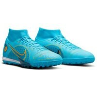 [BRM2056738] 나이키  머큐리얼 슈퍼플라이 8 아카데미 터프 축구화 맨즈 DJ2878-484 (Chlorine)  Nike Mercurial Superfly Academy Turf Soccer Shoes
