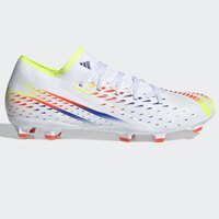 [BRM2100084] 아디다스  프레데터 Edge.3 FG 축구화 맨즈 GW0995 (White/Yellow/Pop Blue)  adidas Predator Soccer Shoes