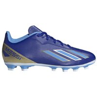 [BRM2184450] 아디다스 Youth  메시 엑스 Crazyfast 클럽 FxG 슈즈 키즈 ID0720 축구화 (Blue/White/Gold)  adidas Messi X Club Shoes