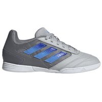 [BRM2184886] 아디다스 Youth  슈퍼 살라 2 인도어 축구화 키즈 IE7560 (Grey/Blue Burst)  adidas Super Sala Indoor Soccer Shoes