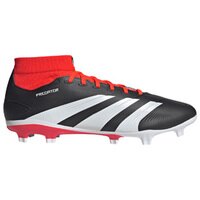 [BRM2185426] 아디다스  프레데터 24 리그 하이 FG 축구화 맨즈 IG7772 (Black/White/Red)  adidas Predator League Hi Soccer Shoes