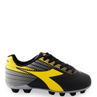 [BRM1899342] 디아도라 Ladro MD JR Black/Yellow Youth 축구화 키즈 716616-9941  Diadora Soccer Shoes