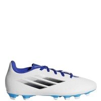 [BRM2063900] 아디다스 엑스 스피드플로우.4 FxG J White/Indigo/Hi-Res 블루 Youth 축구화 키즈 GW7519 adidas X Speedflow.4 Blue Soccer Cleats