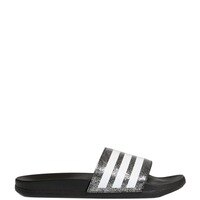 [BRM2085901] 아디다스 아딜렛 컴포트 스파클 Black/White 슬리퍼 Youth 샌들 키즈 FY8836 축구화  adidas Adilette Comfort Sparkle Slide Sandals
