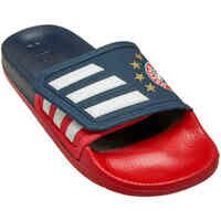 [BRM2101382] 아디다스 Bayern Munich 아딜렛 슬리퍼 맨즈 GZ5937 축구화 (Navy &amp;#038; White with Scarlet)  adidas Adilette Slides