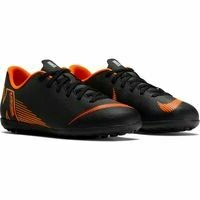 [BRM1989663] 나이키 Youth 베이퍼X 12 클럽 GS 터프 축구화 키즈 AH7355-081 (Black/Total Orange) Nike Vaporx Club Turf Soccer Shoe