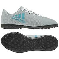 [BRM1990284] 아디다스 엑스 17.4 터프 축구화 JR 키즈 Youth S82420 (White/Blue) adidas X Turf Soccer Shoe