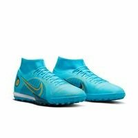 [BRM2060086] 나이키 머큐리얼 슈퍼플라이 8 아카데미 터프 축구화 맨즈 DJ2878-484 (Chlorine Blue/Laser Orange) Nike Mercurial Superfly Academy Turf Soccer Shoe
