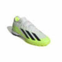아디다스 엑스 CRAZYFAST.3 터프 축구화 맨즈 ID9337 (Cloud White/Core Black/Lucid Lemon)  adidas X Turf Soccer Shoes
