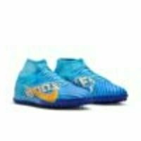[BRM2166596] 나이키 줌 머큐리얼 슈퍼플라이 9 아카데미 KM 터프 축구화 맨즈 DO9347-400 (Baltic Blue/White)  Nike Zoom Mercurial Superfly Academy Turf Soccer Shoes