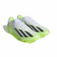 [BRM2167798] 아디다스 엑스 CRAZYFAST.1 FG 펌그라운드 축구화 맨즈 HQ4516 (Footwear White/Core Black/Lemon)  adidas X Firm Ground Soccer Cleats