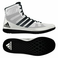 [BRM2022280] 아디다스 매트위저드 Youth White-Blk Size 3 키즈 레슬링화 복싱화 Adidas Mat Wizard