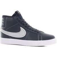 [BRM2154778] 나이키 SB 줌 블레이저 미드  Quickstrike 스케이트보드화 맨즈 ((mason silva) blackened blue/wolf grey-blackened blue)  Nike Zoom Blazer Mid Skate Shoes