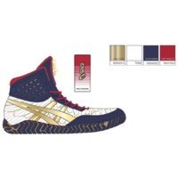 [BRM1898221] 아식스 어그레서 4 LE 레슬링화 - SMU Red/Indigo/Gold 맨즈 1081A023.100 복싱화  Asics Aggressor Wrestling Shoes