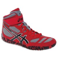 [BRM1916012] 아식스 어그레서 2 레슬링화 - 파이어 Red/Black/Graphite 맨즈 J300Y.2690 복싱화  Asics Aggressor Wrestling Shoes Fire