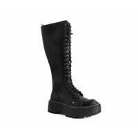 [BRM2111739] 티유케이 블랙 TUK스킨™ Knee-하이 더블 데커 부츠 맨즈 A3117  T.U.K. Black TUKskin™ Knee-high Double Decker Boot Boots