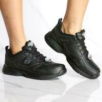 [BRM2005099] 스케쳐스 우먼스 슬립 리지스턴트 미끄럼방지 Bricelyn 슈즈 - 블랙 캐주얼화  SKECHERS Women&#039;s Shoe Black