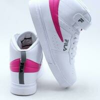 [BRM2005164] 필라 키즈 벌크 13 리플렉티브 스니커 (Grade School) - 화이트 핑크 Youth 캐주얼화  FILA Kid&#039;s Vulc Reflective Sneaker White Pink