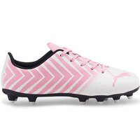 [BRM2057159] 퓨마 Youth Tacto II FG AG 키즈 축구화 (White/Pink)  Puma