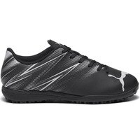 [BRM2179885] 퓨마 Attacanto Youth 터프 슈즈 키즈 축구화 (Black/Silver)  Puma Turf Shoes