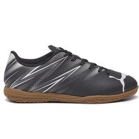 [BRM2179899] 퓨마 Attacanto Youth 인도어 슈즈 키즈 축구화 (Black/Silver)  Puma Indoor Shoes
