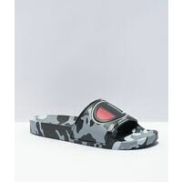 [BRM1994450] 챔피언 IPO 카모 블랙 &amp; 그레이 슬리퍼 샌들  338481 캐주얼화 Champion Camo Black Grey Slide Sandals