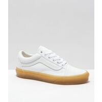 [BRM2001326] 반스 올드스쿨 화이트 &amp; 검 스케이트보드화  341358 캐주얼화  Vans Old Skool White Gum Skate Shoes
